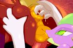  2015 anal anal_fingering anthro anus askadolesentspikewebcam ball_suck balls butt dragon duo erection fingering friendship_is_magic garble_(mlp) girly male male/male my_little_pony oral penis puffy_anus sex smile spike_(mlp) sucking text 