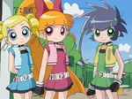  3girls animated animated_gif blossom bubbles buttercup multiple_girls powerpuff_girls_z 