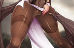  abstract_background butt_wings camel_toe clothed clothing demon faceless_female female nephlite pose skimpy solo standing succubus thick_thighs tight_clothing wide_hips wings 