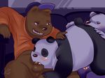  anal balls bear glitter_trap_boy grizzly_(character) grizzly_bear group group_sex ice_bear male male/male mammal oral panda panda_(character) penis polar_bear rimming sex threesome we_bare_bears 