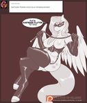  2015 anthro anthrofied areola avante92 big_breasts breasts clothing cutie_mark dialogue dominatrix elbow_gloves english_text equine female fluttershy_(mlp) friendship_is_magic gloves legwear mammal mask monochrome my_little_pony nipples pegasus solo text thigh_highs tumblr whip wings 