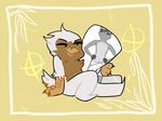  avian body_pillow chibi dakimakura_design gryphon male pillow sharpie solo turz 