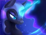  animated equine female feral friendship_is_magic half-closed_eyes horn mammal my_little_pony nightmare_moon_(mlp) rodrigues404 smile winged_unicorn 