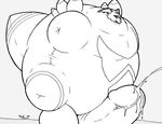 anthro belly_inflation black_and_white blueberry_inflation comic digimon dragoneer drakemohkami growth inflation male masturbation monochrome nintendo penis_growth pok&eacute;mon video_games 