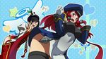  :&lt; artist_request blazblue blazblue:_continuum_shift blush breasts cosplay lao_jiu large_breasts litchi_faye_ling multiple_girls noel_vermillion noel_vermillion_(cosplay) official_art thighhighs thighs tsubaki_yayoi zettai_ryouiki 