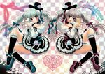  2girls blush cat izumi_tsubasu lolita_fashion scan 