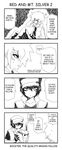  4koma bad_id bad_pixiv_id baseball_cap comic english flareon fuya_(tempupupu) gen_1_pokemon greyscale hat highres left-to-right_manga monochrome multiple_boys ookido_green pokemon pokemon_(creature) pokemon_(game) pokemon_hgss pokemon_rgby poorly_translated red_(pokemon) red_(pokemon_rgby) translated 