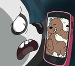 anal anal_penetration balls bear bowserboy101 duo grizzly_(character) grizzly_bear ice_bear male male/male mammal panda panda_(character) penetration penis phone polar_bear we_bare_bears 
