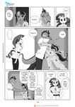  anthro anthrofied arthropod bed_head black_and_white breasts clothing comic crying disheveled_hair dragon equine female fly friendship_is_magic hair horn insect male mammal messy_hair monochrome my_little_pony pajamas pia-sama rarity_(mlp) shocked slippers slit_pupils spike_(mlp) stained_clothing surprise tears twilight_sparkle_(mlp) unicorn 