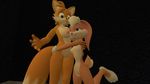  3d breasts canine female female/female fox gmod hug lagomorph lola_bunny looney_tunes mammal miles_prower nude rabbit smile sonic_(series) surprise warner_brothers 