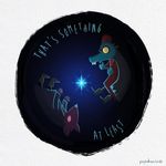 adina_astra alligator astronomer clothing english_text female hat headwear lost_constellation night_in_the_woods nitw reptile scalie signature star text unknown_artist 