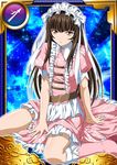  1girl brown_hair card_(medium) female ikkitousen long_hair official_art ten&#039;i_(ikkitousen) ten'i_(ikkitousen) 