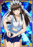  1girl brown_hair card_(medium) female ikkitousen long_hair looking_at_viewer official_art ten&#039;i_(ikkitousen) ten'i_(ikkitousen) 