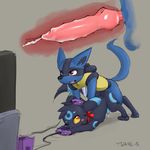  alternate anal animal_genitalia blush canine color cum cum_in_ass cum_inside duo eeveelution internal invalid_tag lucario male male/male mammal nintendo penis pok&eacute;mon precum red_eyes twang umbreon video_games 