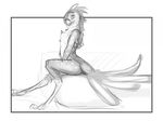  2015 avian bird female nude sketch solo tuke zekaire 