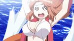  @_@ animated animated_gif asahina_mikuru breasts cleavage large_breasts long_hair nagato_yuki-chan_no_shoushitsu suzumiya_haruhi_no_yuuutsu 