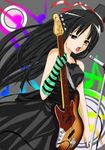  akiyama_mio bad_id bad_pixiv_id bass_guitar black_hair blue_eyes don't_say_&quot;lazy&quot; hat instrument k-on! long_hair solo suiruu_(yuriusu) top_hat 