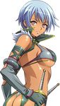  dark_skin irma lowres queen&#039;s_blade queen's_blade thong weapon 