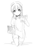  bad_id bad_pixiv_id clipboard greyscale inazuma_eleven inazuma_eleven_(series) long_hair looking_at_viewer male_focus miyasaka_ryou monochrome name_tag nurse otoko_no_ko solo thermometer thighhighs tomo_(sjim) white_background 