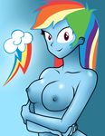  breasts friendship_is_magic looking_at_viewer my_little_pony nipples nude rainbow_dash_(mlp) 