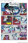  2015 blue_hair changeling comic cutie_mark donzatch english_text equine female friendship_is_magic fur hair horn horse hug male mammal my_little_pony pony princess princess_celestia_(mlp) purple_eyes purple_fur purple_hair royalty shining_armor_(mlp) tackle text twilight_sparkle_(mlp) unicorn white_fur winged_unicorn wings 