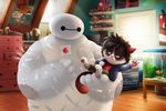  baymax big_hero_6 blue_eyes candy cat claws feline fish food goldfish hiro_hamada inside lollipop machine male mammal marine mechanical robot size_difference tardar_sauce tsaoshin 