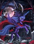  2015 equine female feral friendship_is_magic horn mammal my_little_pony princess_luna_(mlp) solo weapon winged_unicorn wings yakovlev-vad 