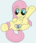 abdominal_bulge animated anus clitoris duo equine female feral fluttershy_(mlp) friendship_is_magic horse mammal my_little_pony parasprite_(mlp) pony pussy unbirthing unknown_artist vore 