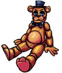  animatronic bear five_nights_at_freddy&#039;s freddy_(fnaf) hat machine mammal mechanical robot shad_noise top_hat video_games 