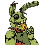  animatronic five_nights_at_freddy&#039;s five_nights_at_freddy&#039;s_3 food machine mammal mechanical pizza robot shad_noise springtrap_(fnaf) video_games 