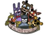  animatronic avian bear bird bonnie_(fnaf) canine chica_(fnaf) chicken eyeless five_nights_at_freddy&#039;s fox foxy_(fnaf) freddy_(fnaf) golden_freddy_(fnaf) hat hook lagomorph machine mammal mechanical mike_schmidt rabbit rebornica robot tablet video_games 