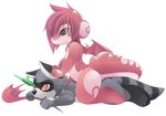  ambiguous_gender dragon female mammal nude raccoon ru_(rudragon) rudragon wings 