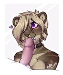  2015 anthro balls blush collar cute duo f-r95 falla fangs feline female male male/female mammal nude oral penis saber-toothed_cat smile 