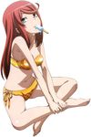  ban_airi bikini devil_survivor_2 extraction megami_ibunroku_devil_survivor swimsuit transparent_background yellow_bikini 