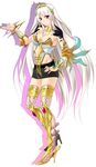  1girl armor breasts pink_eyes simple_background solo tagme white_hair yustinos 