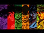  hajime_no_ippo makunouchi_ippo mashiba_ryou miyata_ichirou multiple_boys oldschool sendou_takeshi takamura_mamoru vorg_zangheif wallpaper 