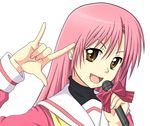  hayate_no_gotoku! katsura_hinagiku parody personal_ami pink_hair seikan_hikou solo 