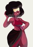  afro female garnet_(steven_universe) solo steven_universe thick_thighs wide_hips 