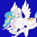  2015 animal_genitalia anus balls butt equine erection fan_character fellatio female friendship_is_magic horn horsecock male mammal my_little_pony oral penis poprocks princess_celestia_(mlp) pussy sex unicorn winged_unicorn wings 