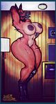  animatronic big_breasts breasts canine female five_nights_at_freddy&#039;s fox foxy_(fnaf) looking_at_viewer machine mammal mechanical nipples nude open_mouth robot sligarthetiger tongue video_games 