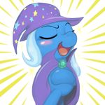  2015 behind-space equine female feral friendship_is_magic horn mammal my_little_pony solo trixie_(mlp) unicorn 