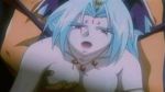  animated animated_gif aqua_hair bat_wings blue_hair breast_grab breasts delta_(words_worth) demon_girl doggystyle facial_mark forehead_mark grabbing large_breasts long_hair nipples open_mouth pointy_ears red_eyes succubus uncensored white_hair wings words_worth 
