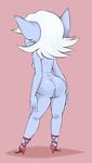  anthro anus bandlebro_(artist) breasts butt female hair league_of_legends nipples nude pussy side_boob simple_background smile solo tristana video_games white_hair yordle 