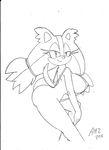  2015 anthro badger big_breasts bikini black_and_white breasts clothed clothing dreamcastzx female hedgehog mammal monochrome mustelid skimpy solo sonic_(series) sticks_the_jungle_badger swimsuit 