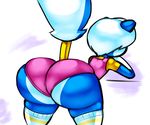  2015 animated anthro big_butt butt cat clothing feline female mammal norithics tight_clothing twerking 