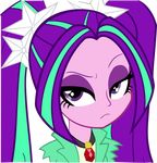  aria_blaze_(eg) equestria_girls female looking_at_viewer my_little_pony purple_eyes solo 