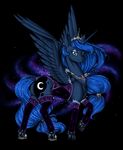  2015 absurd_res clothing equine female feral friendship_is_magic hi_res horn longinius mammal my_little_pony princess_luna_(mlp) solo underwear winged_unicorn wings 