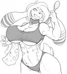  2015 anthro big_breasts breasts cleavage clothed clothing female lagomorph mammal panties rabbit skimpy solo under_boob underwear wyntersun 