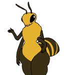  ambiguous_gender arthropod bee insect multi_limb solo thick_thighs wide_hips 