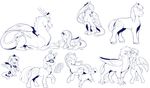  2015 applejack_(mlp) art_dump avian big_macintosh_(mlp) black_and_white canine cowboy_hat cutie_mark discord_(mlp) dog draconequus equine evehly female freckles friendship_is_magic gilda_(mlp) glowing gryphon hat horn horse levitation magic male mammal monochrome moondancer_(mlp) my_little_pony pegasus pony princess_luna_(mlp) rainbow_dash_(mlp) shy sparkles tea_cup tea_pot unicorn winged_unicorn wings winona_(mlp) 